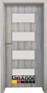 Интериорна HDF врата, модел Gradde Blomendal, Ясен Вералинга