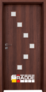 Интериорна HDF врата, модел Gradde Zwinger, Шведски дъб