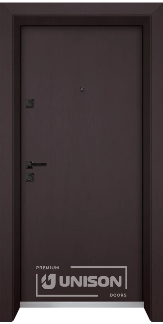 Входна врати Унисон Симпъл, цвят Орех Рибейра