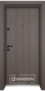 Входна врата UNISON OPTIMA SIMPEL, цвят Череша Сан Диего