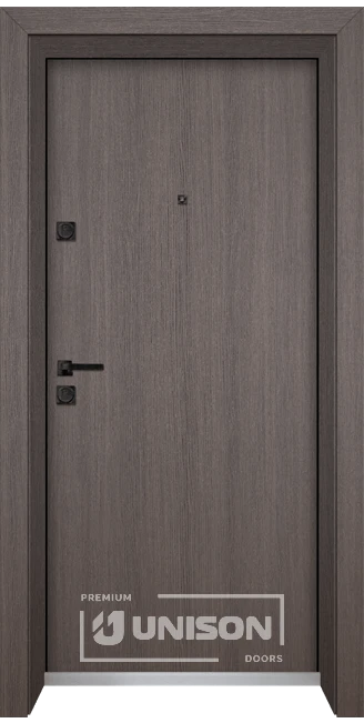 Входна врата UNISON OPTIMA SIMPEL, цвят Череша Сан Диего