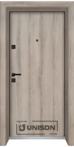Входна врати Унисон Симпъл, цвят Ясен Вералинга
