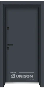 Входна врата UNISON CLIMA Basic, Антрацит