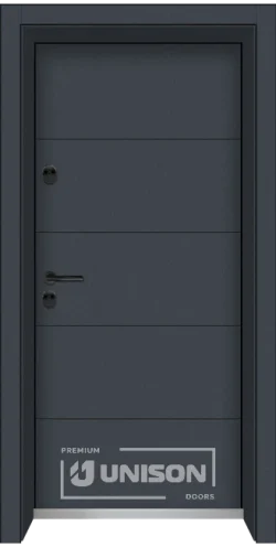Входна врата Unison Clima Pro, Графит